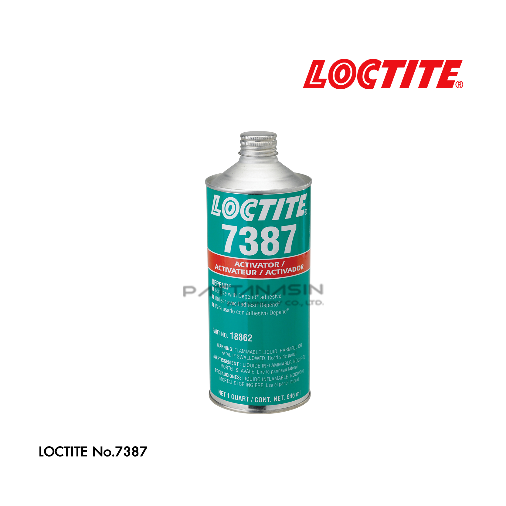 LOCTITE น้ำยาเร่งปฏิกิริยา เบอร์ 7387 ขนาด 1 ควอร์ท